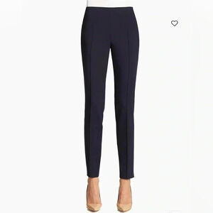 AKRIS Melissa Wool Navy Blue Pants Sz 8